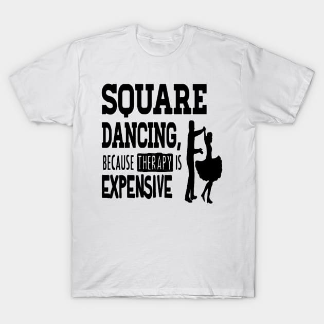 SQD Therapy Black T-Shirt by DWHT71